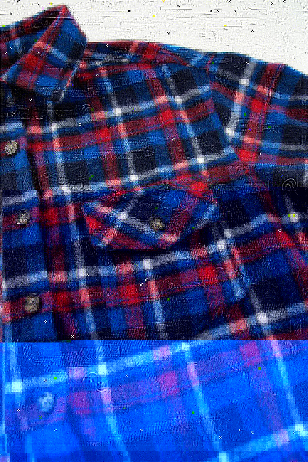 Pocketed Plaid Collared Neck Long Sleeve Shacket