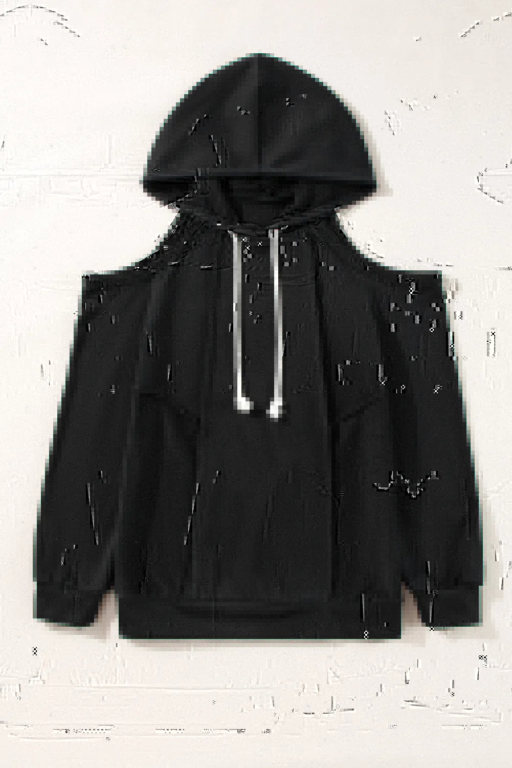 Cold Shoulder Long Sleeve Hoodie