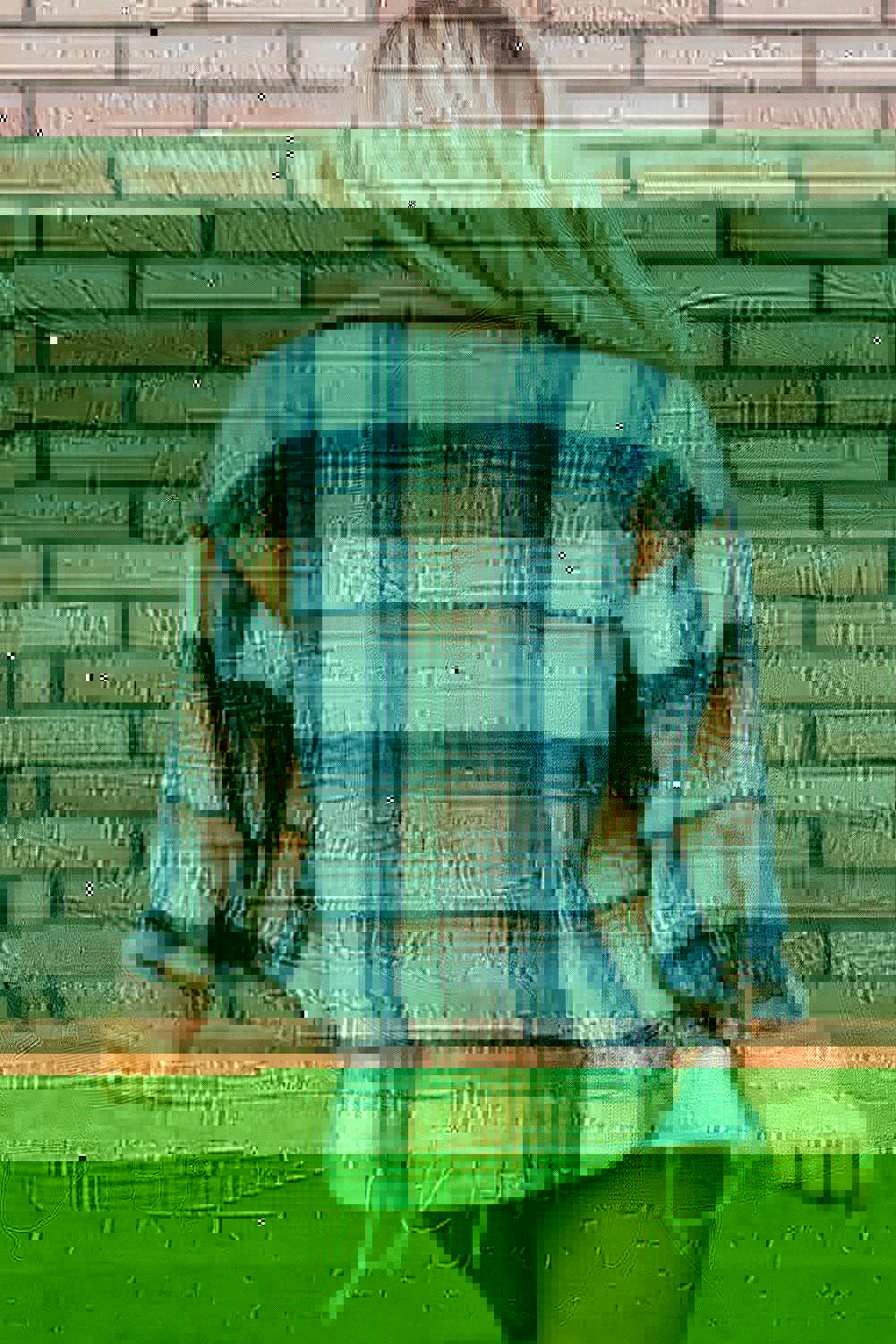 Plaid Button Up Long Sleeve Shacket