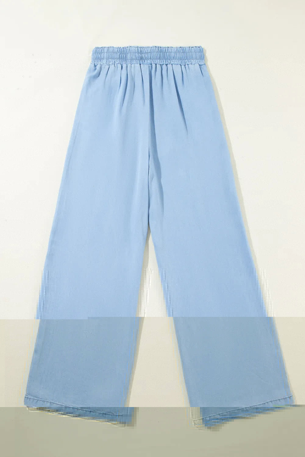 Drawstring Wide Leg Jeans